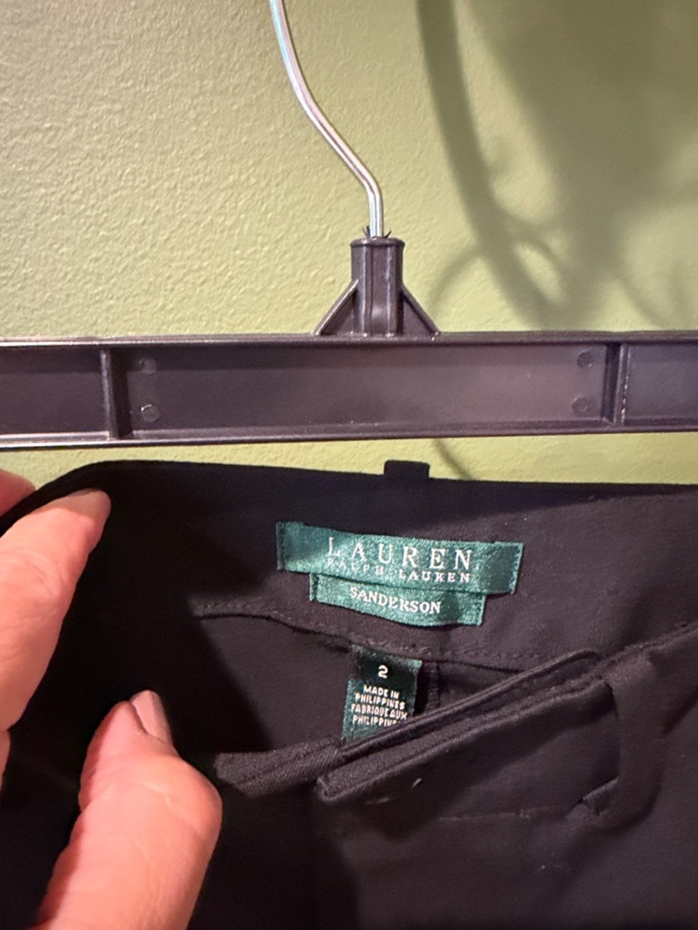 Lauren Ralph Lauren Black Men's Dress Pants
